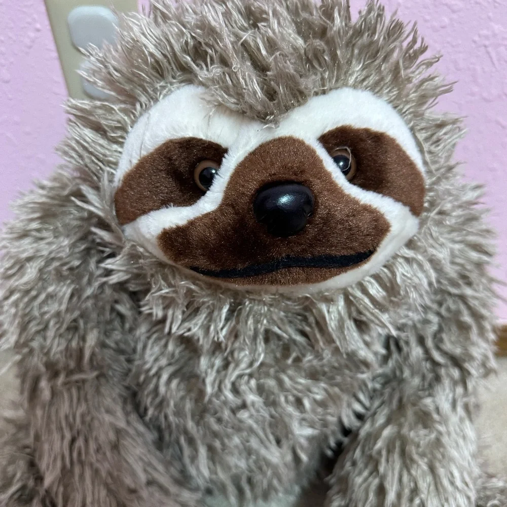 Wild Republic Large Scruffy Sloth Plush 28” Realistic Wild Stuffed Animal